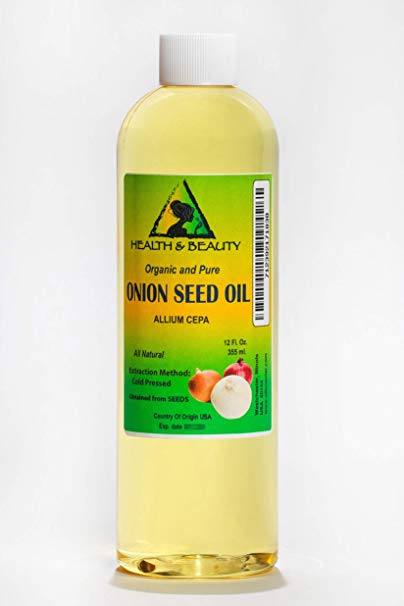 Onion Seed Oil Organic Cold Pressed Premium Natural 100% Pure 24 oz