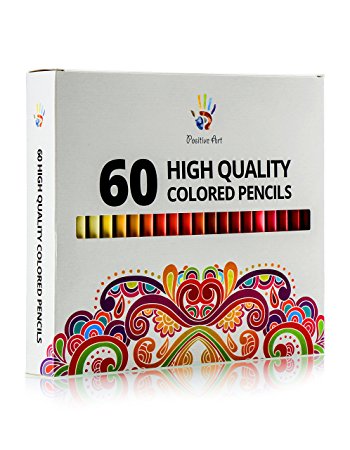 Positive Art 120 Unique Colors (No Duplicates) Gel Pen Set — #1 Pens For Adult Coloring Books! — Huge Color Selection Including ,Glitter ,Metallic, Neon ,Standard, Pastel —Excellent gift idea!