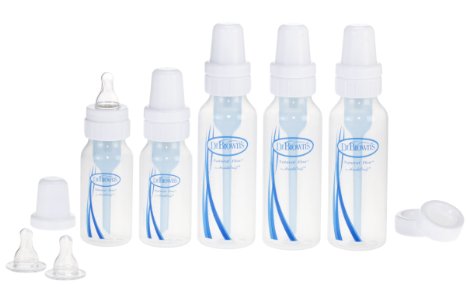 Dr Browns BPA Natural Flow Bottle Newborn Feeding Set Packaging may vary