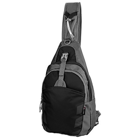 Sling Bag Chest Shoulder Unbalance Gym Backpack Sack Satchel Outdoor Bike