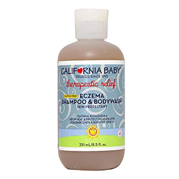 NEW California Baby Therapeutic Relief Eczema Shampoo & Bodywash 8.5O