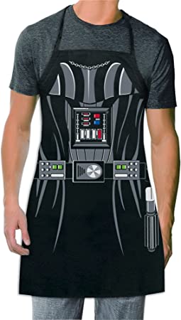 ICUP Star Wars - Darth Vader Be The Character Adult Size 100% Cotton Adjustable Black Apron