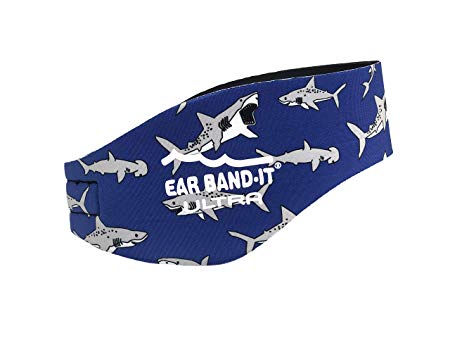 Ear Band-It Ultra Swimming Headband - Best Swimmer's Headband - Keep Water Out, Hold Earplugs in - Doctor Recommended - Secure Ear Plugs - Invented by ENT Physician