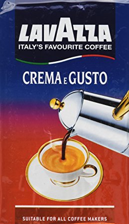 Lavazza Crema e Gusto Ground Coffee, Italian , 8.8-Ounce Bricks ( (pack of 8) by Lavazza