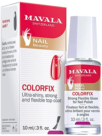 Mavala Colorfix Strong Flexible Top Coat for Nails, 0.3 Ounce