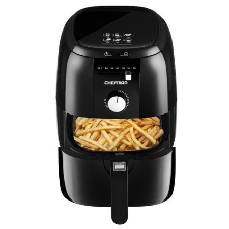 Chefman 2.5-Liter Air Fryer With Rapid-air Technology Fries With Little To No Oil, Auto Shutoff