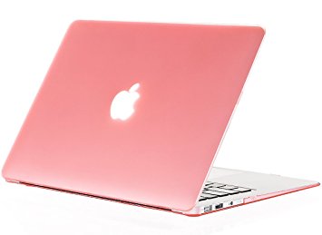 Kuzy - AIR 11-inch PINK Rubberized Hard Case for Apple MacBook Air 11.6" ( A1465 & A1370) Cover Shell - PINK