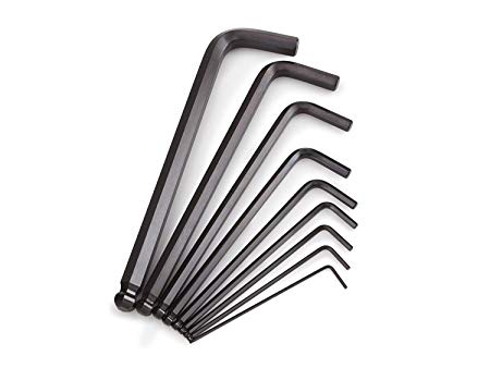 ALTON Long Arm Ball End Hex Key Wrench Set, Metric, 9-Piece