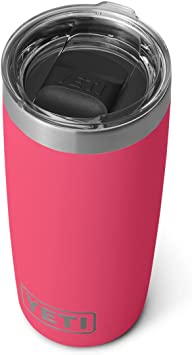 YETI Rambler 10 oz Tumbler, Stainless Steel, Vacuum Insulated with MagSlider Lid, Bimini Pink