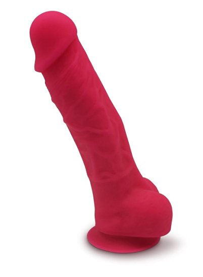 Letsgasm "Perfect Fit" 6 Inch Silicone Dildo - Hot Pink Platinum Grade Silicone With Suction Cup