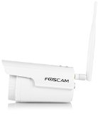 Foscam FI9803P HD 720P Wireless Plug and Play IP Camera with Night Vision Up to 65ft Wide 70 Viewing Angle White