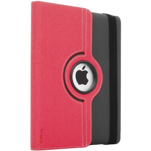 Targus Versavu Rotating Case and Stand for iPad 3 and 4, Charcoal Gray/Calypso Pink (THZ15606US)