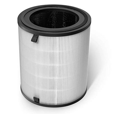 LEVOIT 3-in-1 Tower Replacement Filter for LV-H133 Air Purifier, Premium True HEPA & Activated Carbon Filters Set, LV-H133-RF