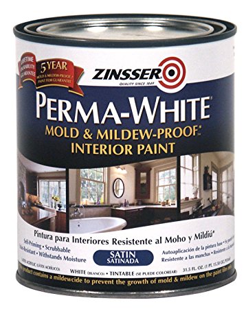 RUST-OLEUM 02704 Bathroom Paint, White Satin