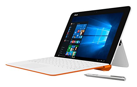 ASUS T102HA-D4-WH Transformer Book 10.1" 2 in 1 Laptop(White/Orange)