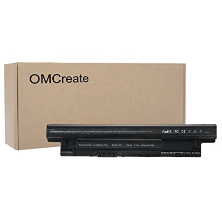 OMCreate Replacement Battery XCMRD for Dell Inspiron 3521 3421 3537 3721 5521 5537 5737, Latitude 3440 3540 E3540; fits P/N MR90Y YGMTN 9K1VP 0MF69 N121Y - 12 Months Warranty