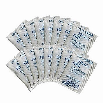 Thea Silica Gel White/Desiccant/Moisture Sbsorbr/Moistur Absorbent Rechargeable Desiccant Dehumidifiers Bags for Electronics, Clothes, Shoes, Jewelry, Spices, Tools and More Silica Gel Packets(80)
