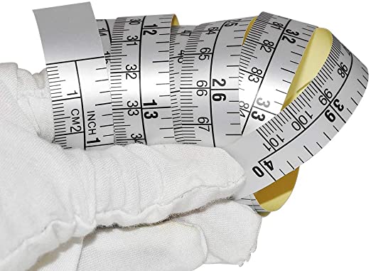 WIN TAPE Workbench Ruler Adhesive Backed Tape Measure - Left to Right - 40 Inches 101 Centimeters (Inches/CM)