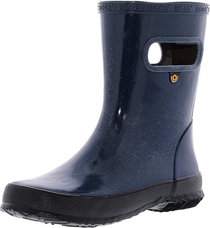 Bogs Skipper Solid Navy Mid-Calf Rubber Rain Boot - 6M