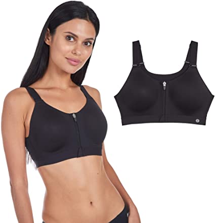 Layer 8 Women's Performance Max Support Zip Front Sports Bra