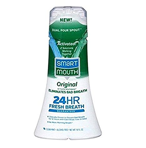 Smart Mouth Mouthwash, Fresh Mint - 16 oz - 2 pk