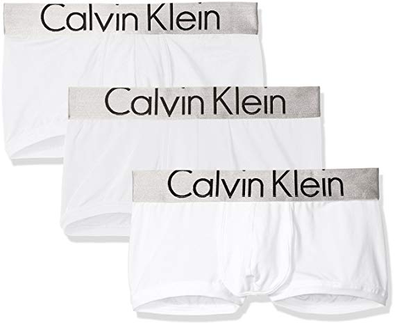 Calvin Klein Men's Steel Micro Low Rise Trunks