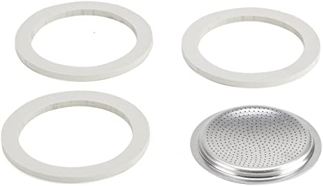 Bialetti Replacement Gasket & Filter for 6 Cup Espresso Maker