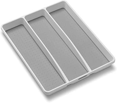 Madesmart 1-3/4 by 16 by 12-3/4" Utensil Tray, White
