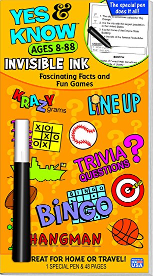 Invisible Ink Yes & Know 8-88