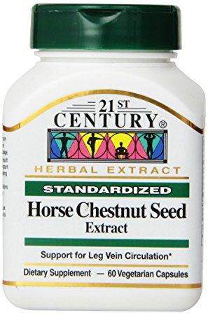 21st Century Horse Chestnut Seed Extract Veg Capsules, 60 Count