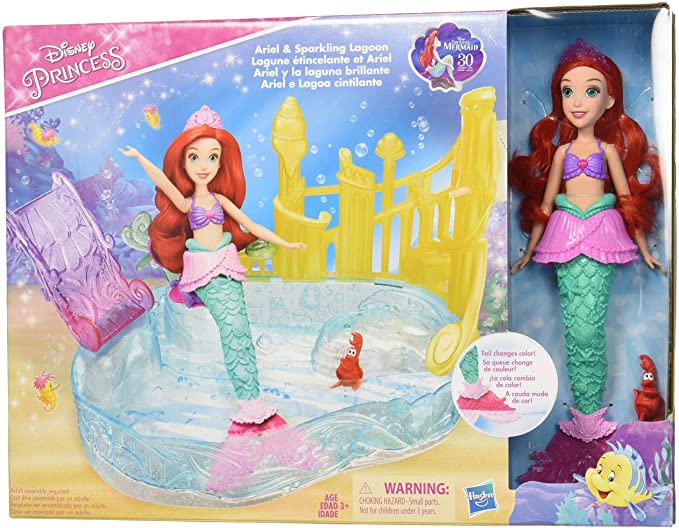Disney Princess Ariel The Little Mermaid and Sparkling Lagoon