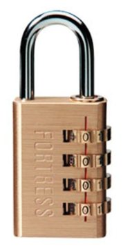 Master Lock 627D Brass Luggage Padlock Set Your Own Combination 1-316-inch