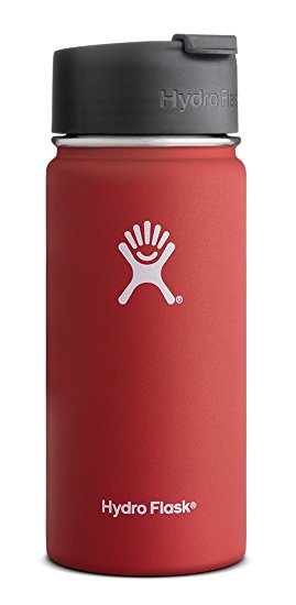 Hydro Flask Vacuum Insulated Stainless Steel Water Bottle, Wide Mouth w/ Hydro Flip Cap