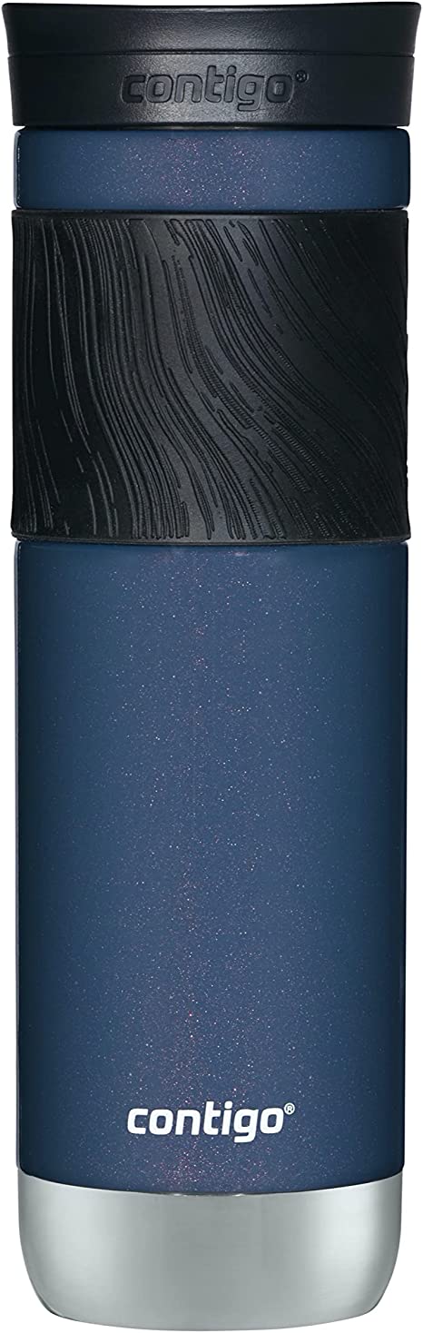 Contigo SnapSeal Insulated Stainless Steel Travel Mug with Grip, 24 oz., Midnight Berry