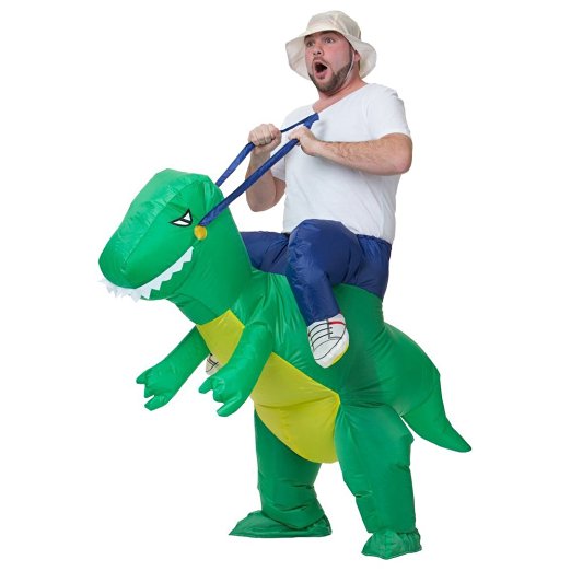TOLOCO - Inflatable Dinosaur T-REX Adult Fancy Dress Costume