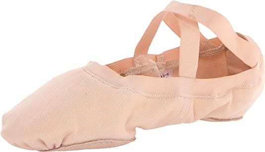 BLOCH Women's Dance Synchrony Split Sole Stretch Canvas Ballet Slipper/Shoe