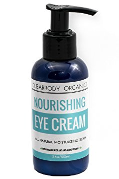 Best Anti-Aging Eye Cream for Puffiness-Dark Circles-Wrinkles & Bags (3.4oz) ALL NATURAL with Anti-Aging Vitamin E, Organic Aloe & Hyaluronic Acid- Made With Organic Ingredients- For Women & Men