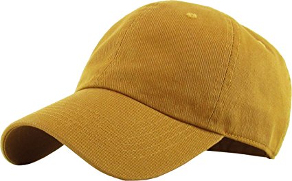 KBETHOS Classic Cotton Dad Hat Adjustable Plain Cap. Polo Style Low Profile (Unconstructed)