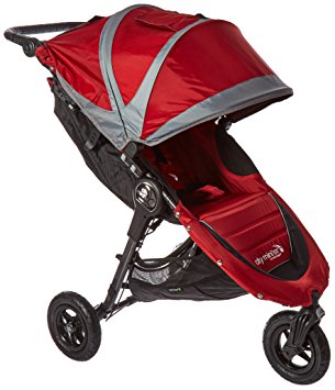 Baby Jogger 2016 City Mini GT Single Stroller - Crimson/Gray