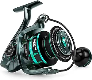 KastKing Kapstan Elite HS Saltwater Spinning Reel - IPX6 100% Waterproof – Up to 55LBs Max Drag Big Game Fishing Reel - 6.2:1 High Speed - CNC Aluminum Body, 6+1+3 Corrosion-Resistance Bearing System