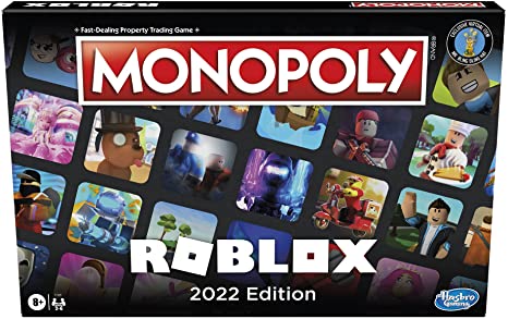 Hasbro Gaming Monopoly: Roblox 2022 Edition Game, Monopoly Board Game Collect and Trade Popular Roblox Experiences