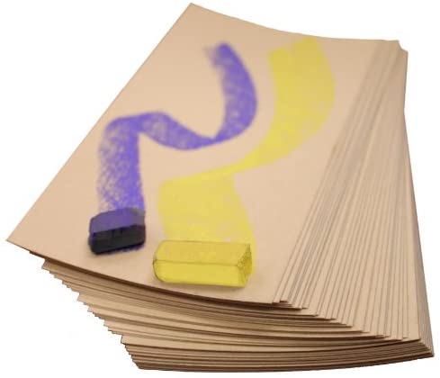 UART Sanded Pastel Paper M-151308 9-Inch/12-Inch No.800 Grade Paper, 10-Pack