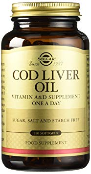 Solgar Cod Liver Oil Vitamin A & D 250 Softgels