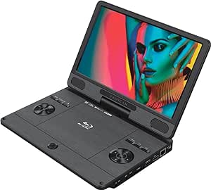 Proscan 11.4" Portable Blu-ray Player with HDMI Port, SD/MMC Card Slot, USB Port - Black - PDVD1187 (Renewed)