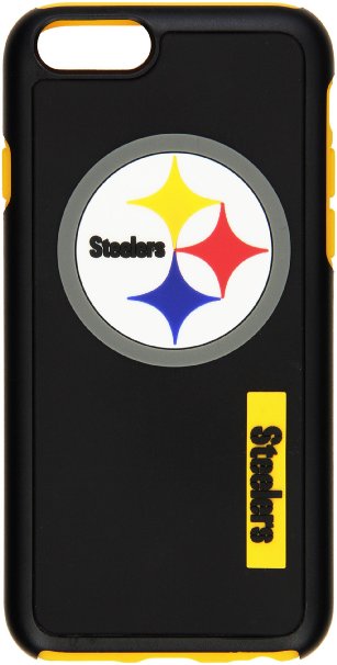 Forever Collectibles - Licensed NFL Cell Phone Case for Apple iPhone 66s - Retail Packaging - Pittsburgh Steelers