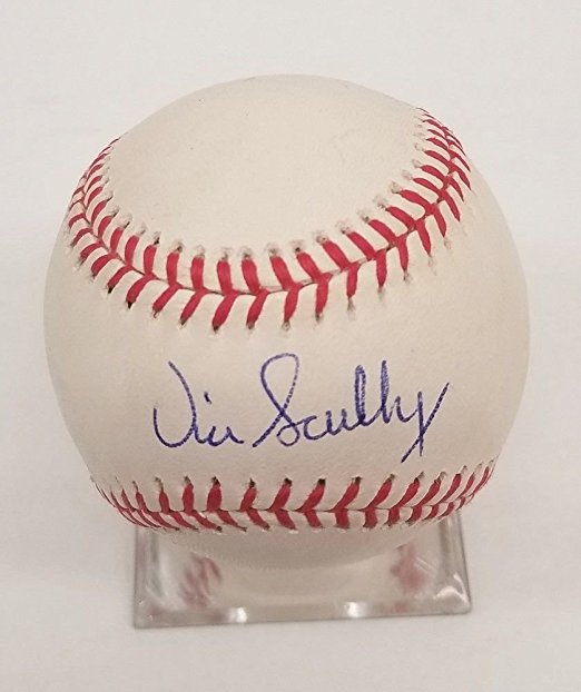 Vin Scully Signed Rawlings ONL Baseball Autographed JSA Dodgers