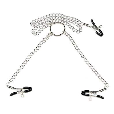 SZXXC 3 Head Chain Nipple Rings Shields Body Piercing Jewelry Adjustable