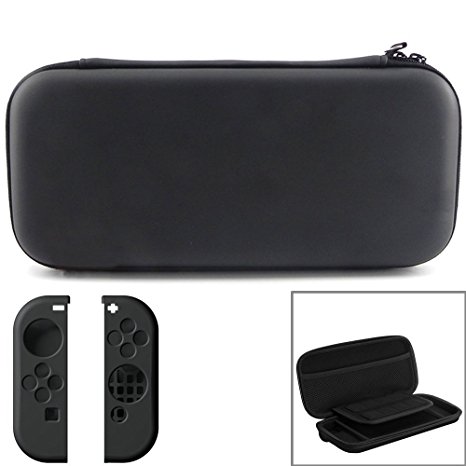 AVAWO Hard Shell Pouch Traveler Deluxe Travel Case for Nintendo Switch Game Console and Joy-Con Controller Protector