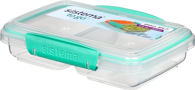 Sistema 11.8 Ounce Small Split Storage Container (Colors May Vary)