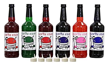 Shaved Ice Syrups (Six Pack Assortment #2)